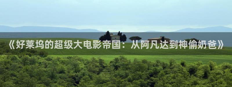 樱桃茄子视频：《好莱坞的超级大电影帝国：从阿凡达到神偷奶爸》